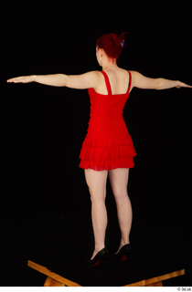Vanessa Shelby red dress standing t poses whole body 0006.jpg